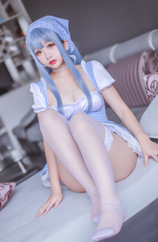 喵糖映画系列VOL.122蓝色女仆福利帖