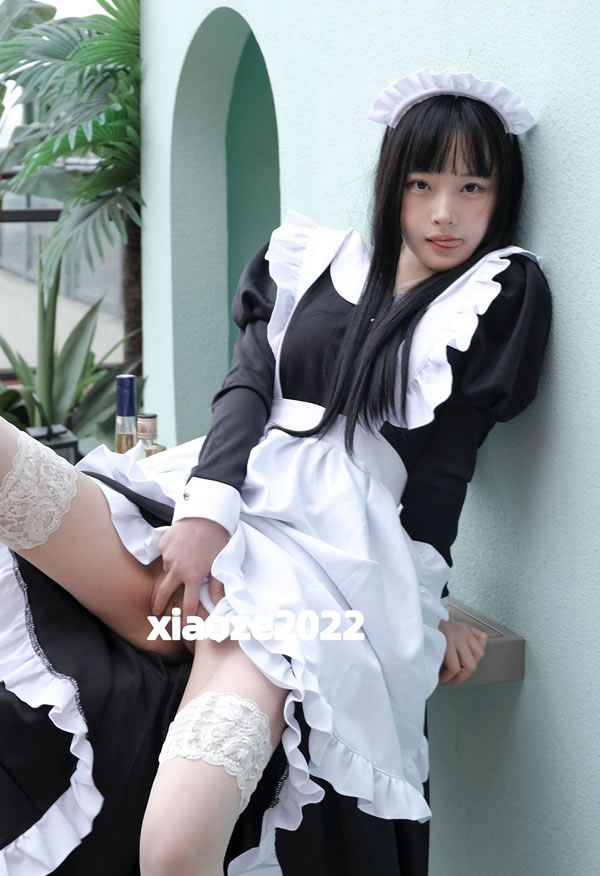 推特小美女小泽女仆+制服私拍无圣光写真