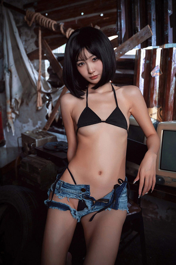 少女夏树系列 真空的修车女师傅夏树