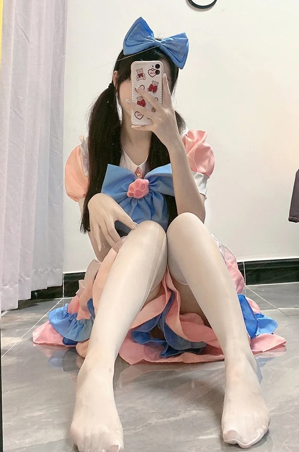 推特美女@mm甜美乳白虎一线天粉嫩尺度合集4