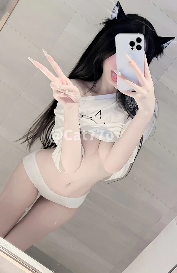 推特美女@Cat77o私拍无圣光粉嫩人体图集